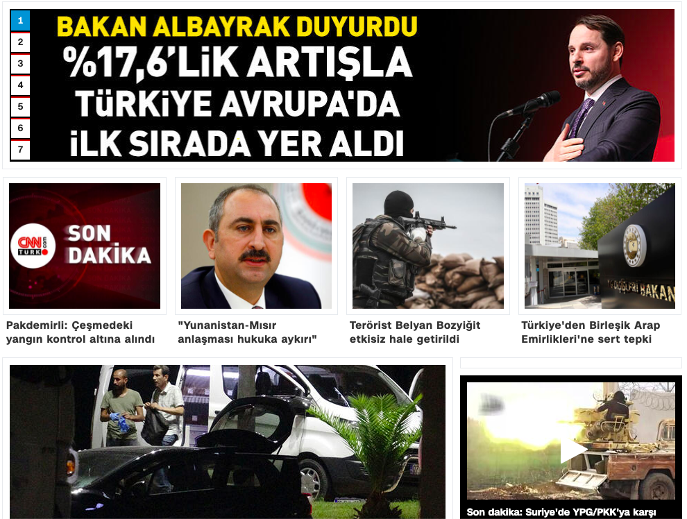 Düşük okunurluklu haber sayfası 2