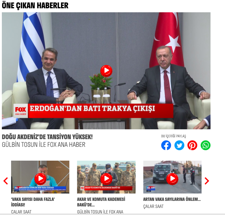 Yüksek okunurluklu haber sayfası