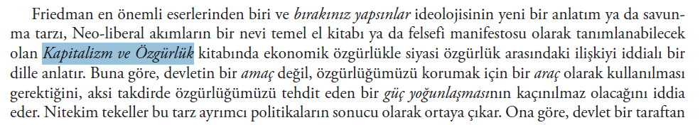 Kapitalizm ve özgürlük