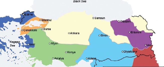 Borders according to Treaty of Sevres