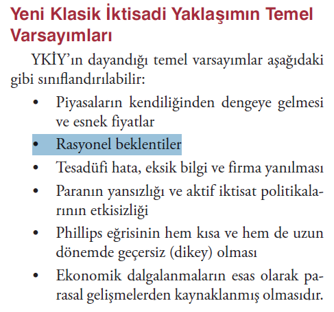 Rasyonel Beklentiler