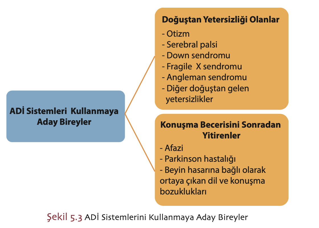 ADİ kullanmaya aday bireyler şekli 